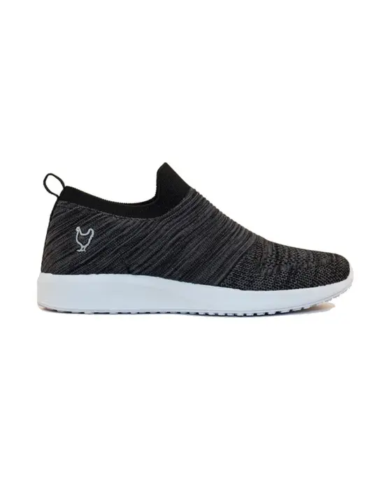 Zapatillas Pita Walk Negras Tipo Calcetín Sin Cordones para Mujer - 1