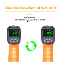 Termómetro Infrarrojo Profesional DT1000 DT1600 Con 13 Puntos De Láser No Contacto Pantalla Digital Alarma De Temperatura Alta Uso Industrial - details 5