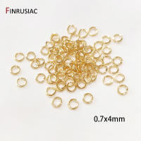 Anillos Saltarines De Oro Plateado 18K Real Para Fabricación De Joyas DIY 50-100 Pcs Por Bolsa Conectores De Anillos Partidos Accesorios De Venta - details 11