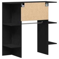 vidaXL Armario de Pasillo Roble Negro Madera Elaborada 97.5 x 37 x 99 cm - details 4