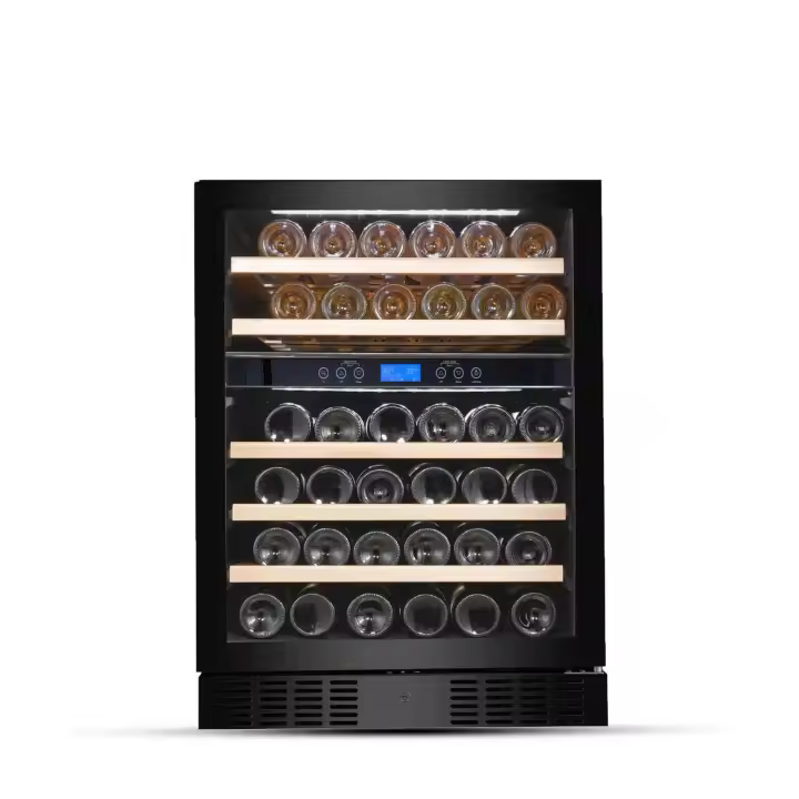 Datron Vinoteca 46 Botellas Diseño Doble Zona de temperatures para empotar o instalación libre - 1