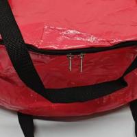 Bolsa De Almacenamiento Para Ropa Con Diseño De Navidad Y Coronas De Navidad Impermeable Y a Prueba De Polvo Organizador De Hogar Con Manija Y Cierre De Cremallera - details 4