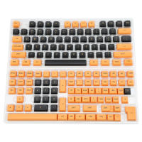 GMK Keycaps Set De 150 Teclas Doble Choque CSA Perfil PBT Para Teclado Mecánico De Juego Capas Negras Y Naranjas - details 10