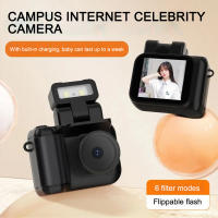 Nueva Mini Cámara Reflex Micro CMOS Con Flash Y Base De Batería Grabadora De Video Portátil DV 1080P Con Pantalla LCD - details 9