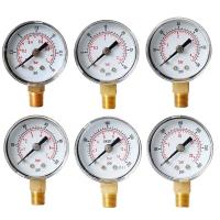 Gauge De Presión De 40mm Con Montaje En Bajo 1/8" BSPT Precisión 2.5% Temperatura Máxima 60℃ Adecuado Para Aire Agua Combustible Líquidos - details 0