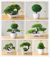 Planta Artificial De Bonsái Pequeña Para Decoración De Hogar Y Hotel Arbol Falso De Flores Fake Plants Potted Ornaments Para Baño Y Jardín DIY - details 0