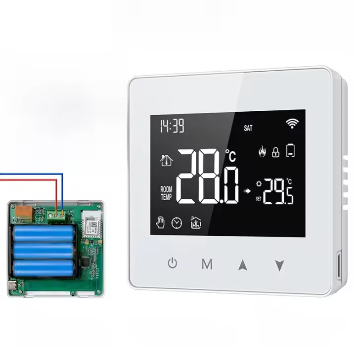 Termostato Inteligente Tuya Para El Hogar Con Control Remoto WiFi Compatible Con Google Alexa Calefacción Eléctrica Y Agua Calentador De Gas - 1
