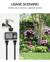 Temporizador De Riego Automático Eshico Con Pantalla LCD Grande 2 Salidas Para Jardín Y Exteriores Timer De Agua Con Protección IPX5 - details 2