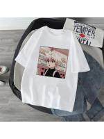 Camiseta Anime Hunter X Hunter Japonés Manga Hisoka Killua Zoldyck Kawaii Divertido Harajuku Kurapika Diablos Moda Casual Para Jóvenes - details 2