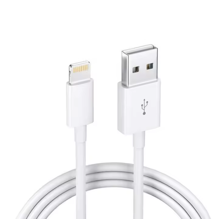 Cable de carga y datos Conector Apple lightning 8 pin compatible iPhone iPad iPod USB 2.0 Blanco / 1m 2m 3m ⋆ Envío desde España ⋆ Transferencia estable y carga rápida ⋆ Ideal para uso diario ⋆ Resistente y duradero - 1