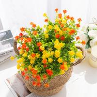 Flor Artificial De Eucalipto En Plástico Para Decoración De Bodas Y Festivales Uso En Vaso De Escritorio O Pared Sin Mantenimiento - details 4