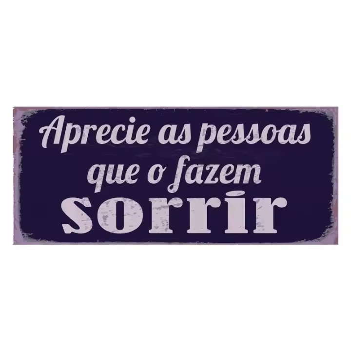 ORIGEN Home Decor Adorno pared portugues Placas Metal | Placa de Metal Negro Rectangular - 13x31x1cm 30350 - 1