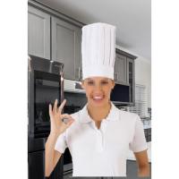 Gorro alto de Chef con tu nombre. Elige la opción que más te guste, gorro y delantal a juego. Ropa de cocina con tu toque personal. - details 9