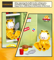 Bloques De Construcción Para Niños Garfield Serie Vida Familiar Figuras De Anime Gato Cartoon Modelo DIY Juguetes Regalos De Fiestas - details 4