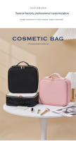 Estuche De Maquillaje LED Con Espejo Y Luces Capacidad Grande Sensación Premium Estuche De Luxo Para Cosméticos Estilo Inglés - details 4