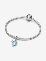 Pandora - Charm de Delfín de cristal de Murano Azul-Verano oceánico-Novedadad - details 0