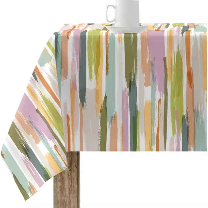 BL BELUM - Mantel Resinado Antimanchas 100% Algodón - Mantel Varios Tamaños desde 100x140 Mantel Antimanchas No traspasan Líquidos - Mantel tacto Extrasuave - Mantel 100% Made in Spain - 1