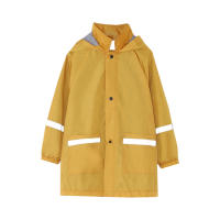 Chaqueta Impermeable Para Niños Con Gorro Y Bolsillo Para Actividades Al Aire Libre En Primavera Y Otoño Color Sólido - details 6