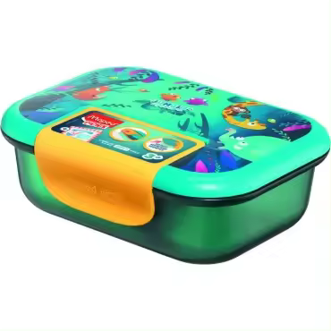 TUPPER MAPED PICNIK ECOZEN 900 ML – JUNGLE FEVER – RECIPIENTE INFANTIL HERMÉTICO Y ECOLÓGICO     PERGAMINO - 1