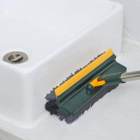 Cepillo De Piso 3 En 1 Con Mango Largo Y Cepillo Ajustable Herramientas De Escobilla Para Limpieza De Cocina Y Baño Con Mágica Escoba Y Cepillo De Níquel - details 9