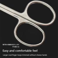Tijeras De Cutícula De Acero Inoxidable Con Punta Curva Y Hoja Delgada Para Manicura Y Eliminación De Piel Muerta Herramientas Para Uñas Y Cejas - details 6