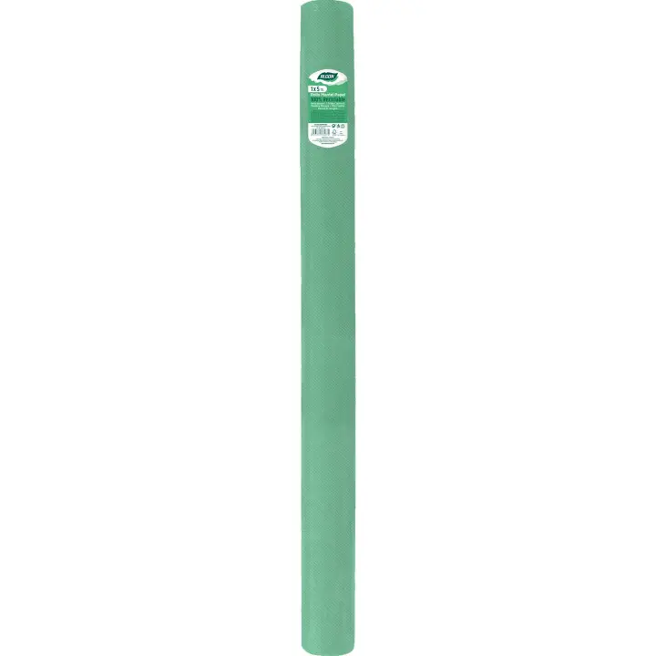 Algon - Rollo Mantel Green con Mandril 1x5m - Desechable Práctico y Resistente - 1