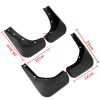 4pcs/set Guardabarros De Abs Para Ford Kuga Escape 2013-2019 Accesorios De Coche Fender Anti-salpicaduras - details 6