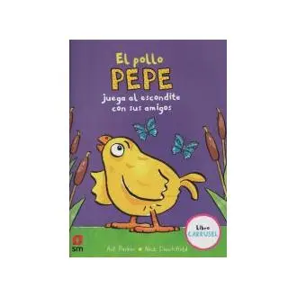 Libro El pollo Pepe juega al escondite con sus amigos (libro carrusel) Parker Fundación Santa María-Ediciones SM - 1