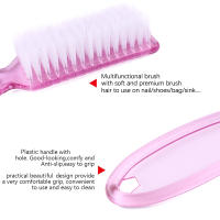 30 Pcs Cepillos De Uñas Multifuncionales Con Mango Largo De Plástico Limpiador De Polvo Y Limpieza De Manicura Herramientas De Eliminación De Residuos - details 2