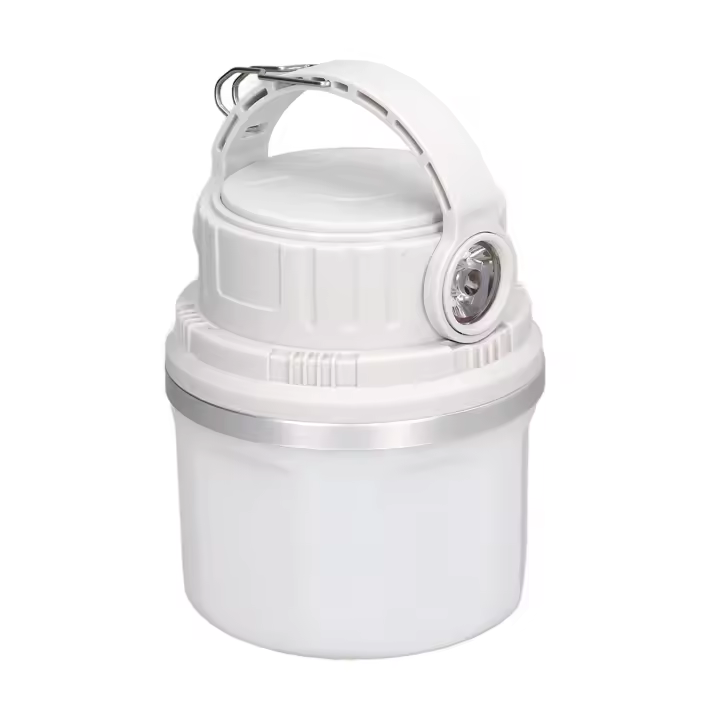 Luz LED para acampar portátil, Luz uniforme de 360 °, lámpara de Emergencia Para acampar al Aire Libre, senderismo, gris - 1