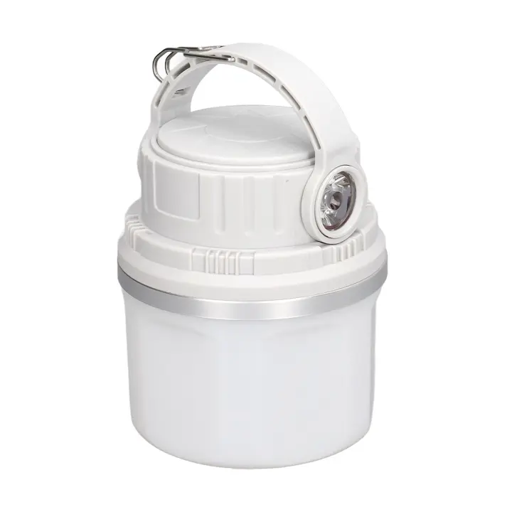 Luz LED para acampar portátil, Luz uniforme de 360 °, lámpara de Emergencia Para acampar al Aire Libre, senderismo, gris - 1