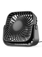 TOPK Mini Ventilador Portátil USB 4" – Ventilador de Mesa Silencioso con 3 Velocidades, Ajuste de 360°, Ideal para Camping, Escritorio y Hogar - details 0