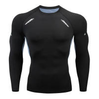 Camiseta De Running Para Hombre Camiseta De Deporte Compresión Rápida Secado Entrenamiento En El Gimnasio Jersey De Deporte - details 4