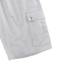 Pantalones cortos de trabajo multibolsillos estilo americano para hombre, informales, ajustados, con cordón, de verano - details 20