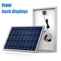Kit De Placa Solar Fotovoltaica 1000W 500W 12V Con Controlador De 100A Para Baterías Rápidas Adecuado Para Hogares Camping RV - details 4