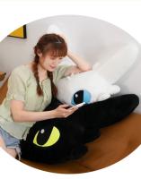 Cojín De Peluche Dragón Luz Furia Figura De Acción Dientes Del Viento Decoración De Hogar Cojín De Sofá Forma Rectangular Relleno De Poliéster/Celulosa Tamaño Adecuado Para Viaje Y Cama - details 7