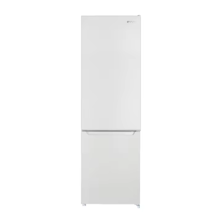Frigorífico Combi EVVO F51, 262L (187L + 75L), 176 cm, Iluminación LED,  Congelador, Balda Cristal, Bajo Consumo, - 1