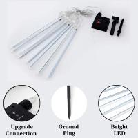 Luces De Meteorito LED Solar Para Jardín Navidad Y Fiesta Decorativas Impermeables De Lluvia De Hidrometeoritos 30/50CM Con Cadena De Luces Faeirys - details 6
