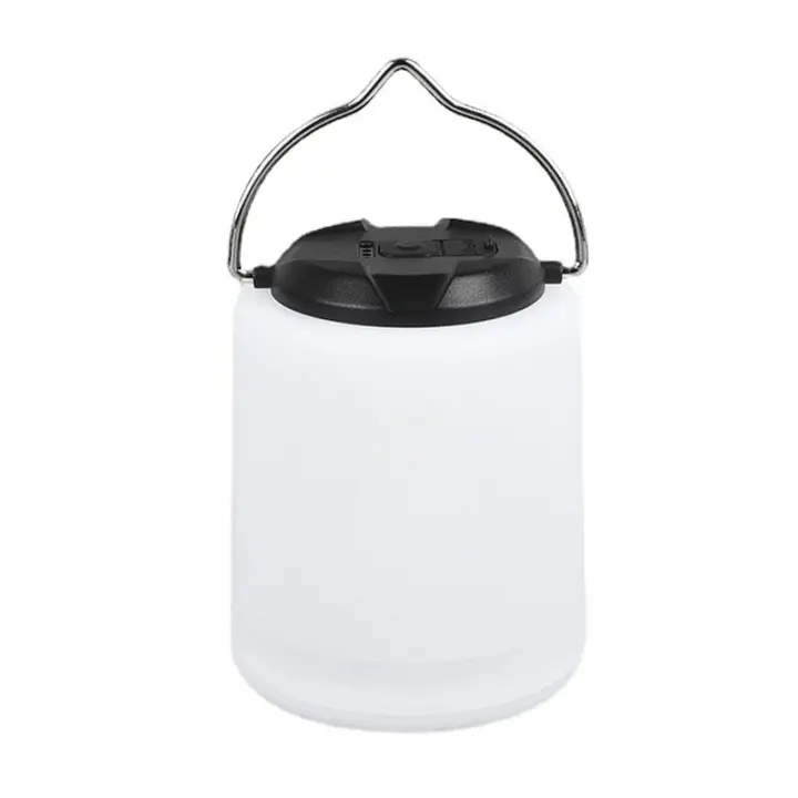 SSITO Luz de Camping Recargable LED - Luz Blanca Cálida - 3 Modos - Brillo Ajustable - Lámpara de Tienda Portátil - Impermeable - 1