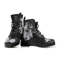 SP Nuevas Botas Martin de otoño E Invierno, BOTAS DE TRABAJO británicas con estampado digital de Dibujos animados para Damas, BOTAS Altas de cuero de gran tamaño. - details 9