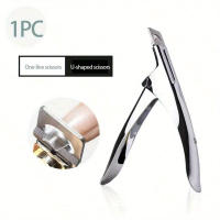 Cortador De Uñas Profesional De Acero Inoxidable En Forma De U Para Uñas Postizas De Acrílico Trimmer De Manicura - details 4