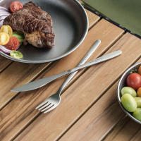 Set De Utensilios De Cocina De Camping De Titanio Boundless Voyage Cuchillo Fork Cuchara Conjunto De Chopsticks Para Viajes Y Expediciones - details 7