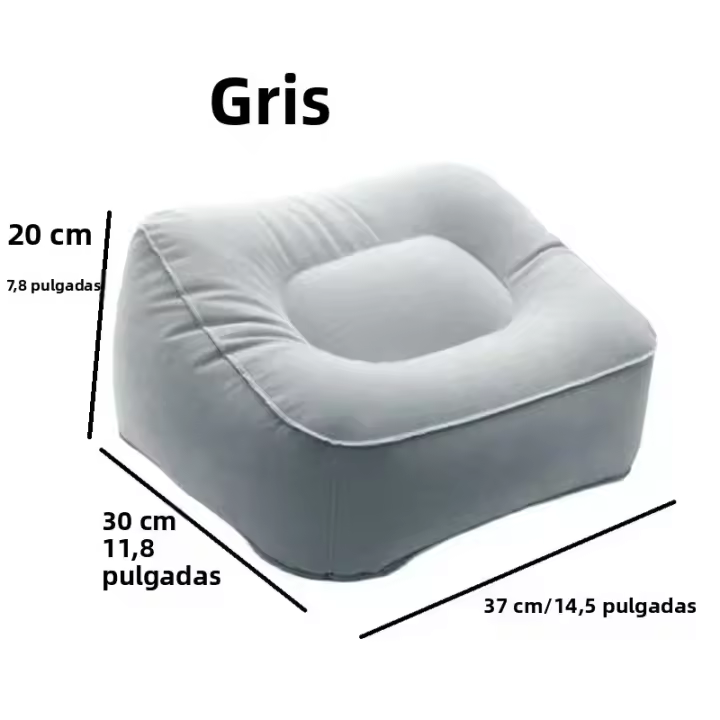 Cojín Multifuncional Inflable Soporte De Posiciones Exótico Para Viaje Y Cama Almohada De Lumbar Inflable Para Descanso Y Juegos - 1