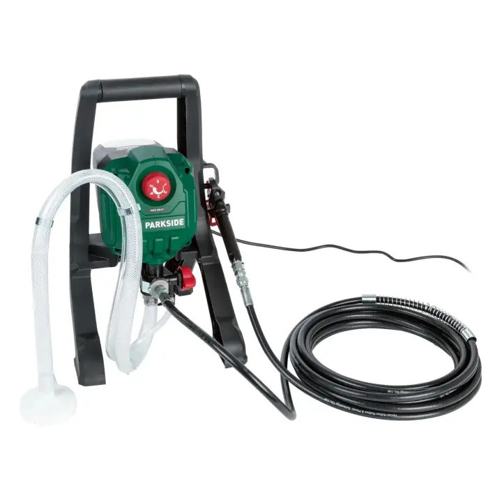 PARKSIDE Sistema de Pulverización de Pintura Airless PAFS 550 A1 – 550 Vatios | Pulverizador Profesional para Interior y Exterior | Ideal para Pinturas, Barnices y Lacas - 1