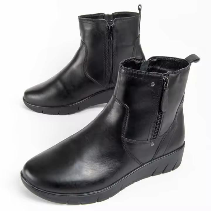 Botín Casual De Piel Para Mujer.  Purapiel  Botilina3  99469 - 1