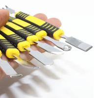 Kit De Herramientas Manuales Para Reparación De Teléfonos Móviles 6pcs Set De Abrazaderas Y Cuchillas Para Desmontaje De Teléfonos Metal Crowbar Y Spatula - details 24