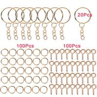 Kit De Accesorios Para Joyería 110pcs Abrazaderas De Saltar Para Llaveros Resina Epoxy DIY Anillos De Ojo Clips De Joyería Unisex - details 8