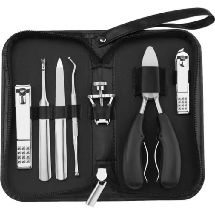 Kit de uñas encarnadas, cortaúñas de acero inoxidable, herramienta de manicura y pedicura para el cuidado de las uñas, cortaúñas profesional - 1