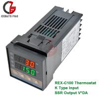 Controlador De Temperatura Digital PID REX-C100 Thermostat Con Salida SSR Relé Para Incubadora Termostato De Huevo 220V - details 3