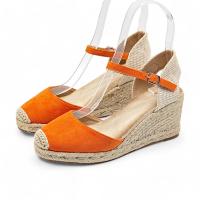 Calzados Soraia, Sandalia de Antelina y Plataforma de Yute, Espardeñas de Cuña, para Mujer. - details 30